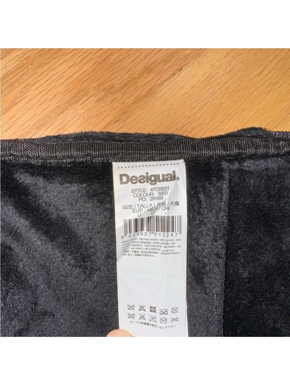 Desigual Red, Black & Gold Patterned Tablet Sleeve